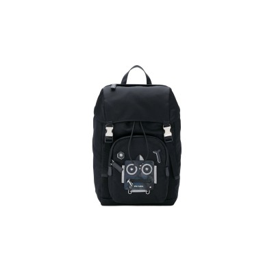 PRADA BACKPACK ROBOT BLACK 2VZ135 (45*27*17cm) 